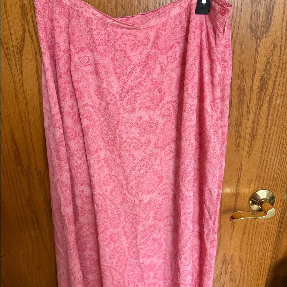 Talbot’s Pink Paisley Women's Skirt